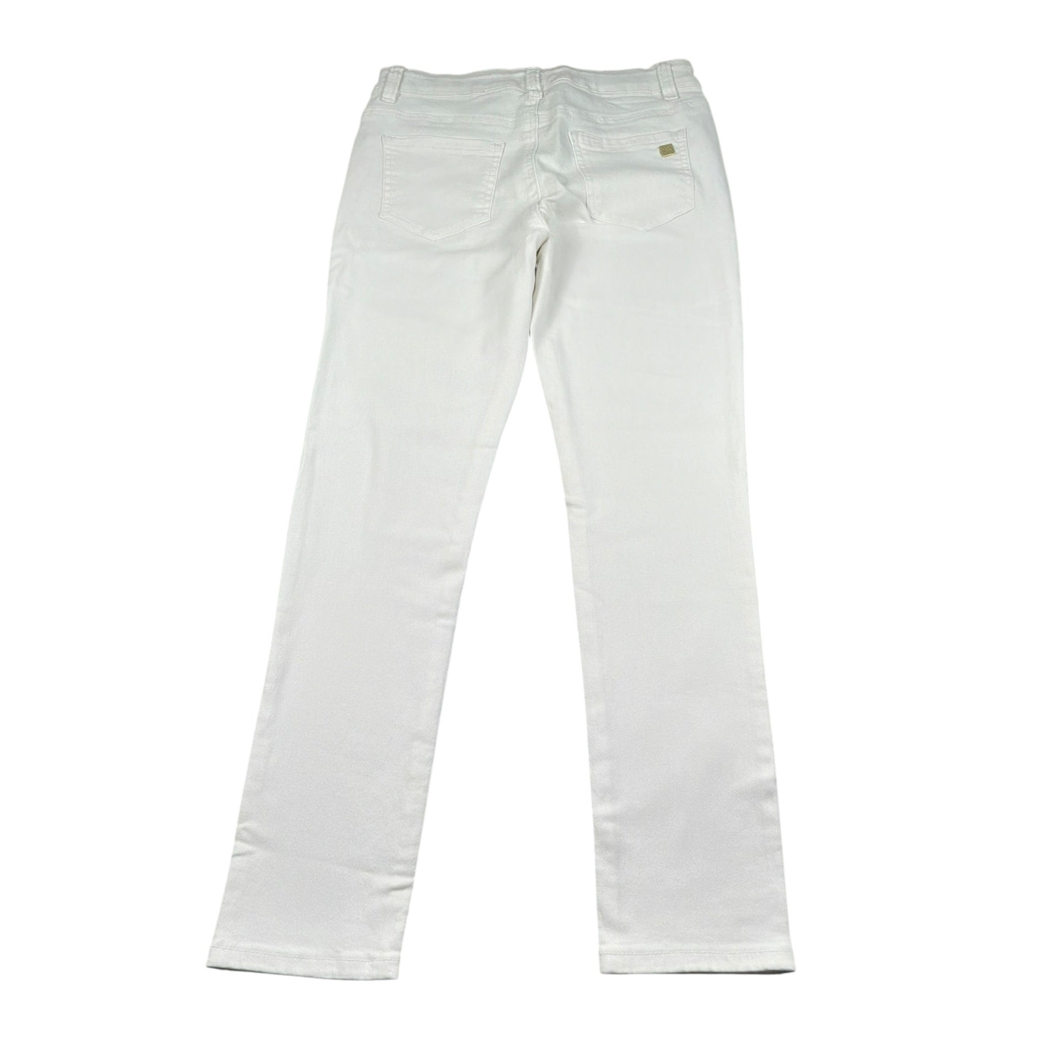 Kaos Pantalone Tinta Unita con Girovita Regolabile per Bambina KS186 BIANCO KAOS 
