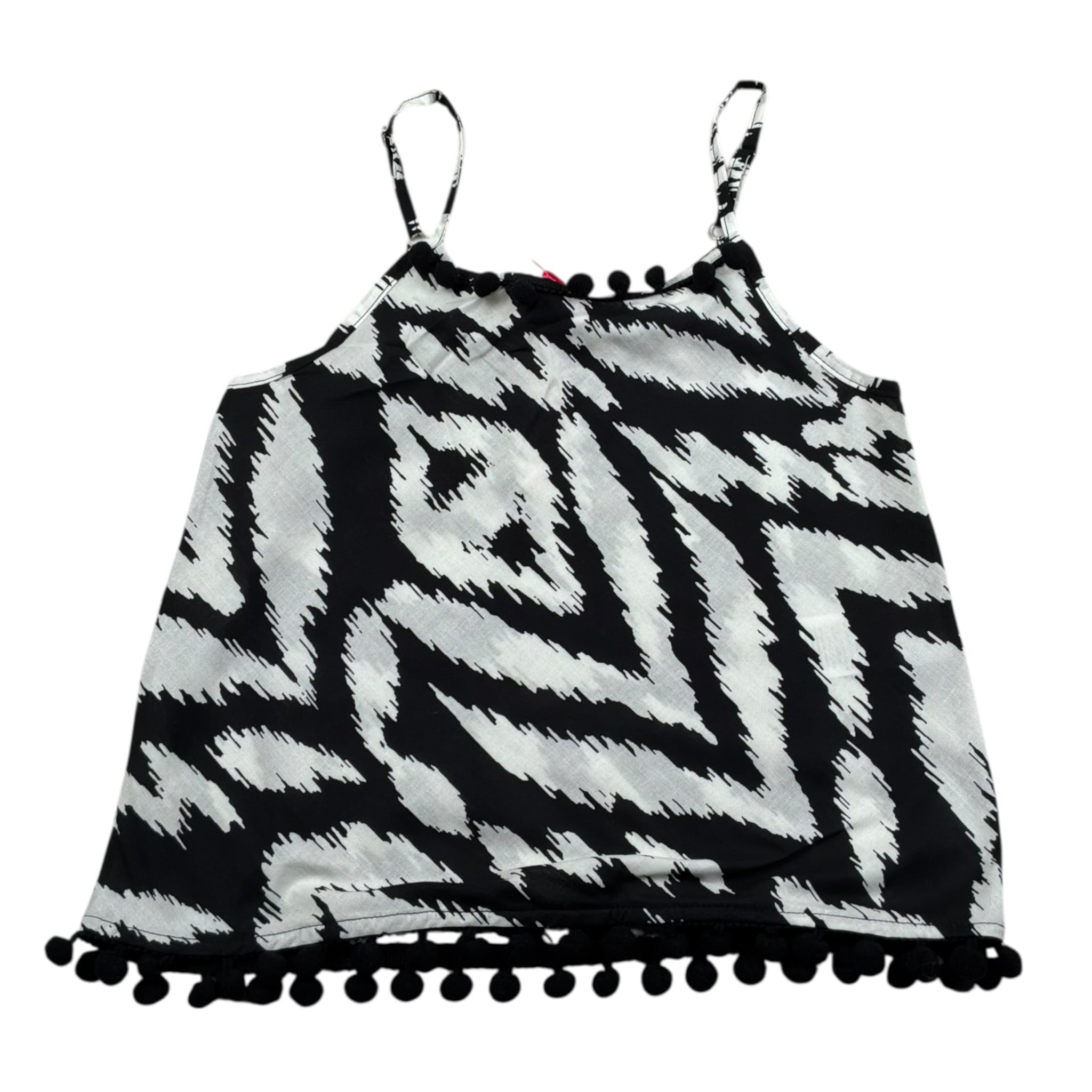 Kaos Top Tinta Unita con Fantasia per Bambina KS204 BIANCO KAOS 