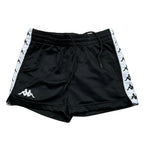Kappa Short tinta unita con Logo Nero per Bambina 304S7L0 NERO KAPPA 