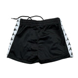 Kappa Short tinta unita con Logo Nero per Bambina 304S7L0 NERO KAPPA 