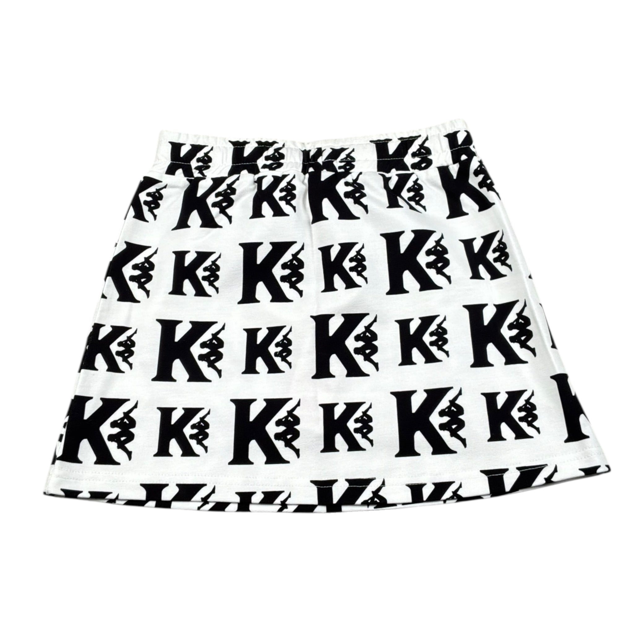 Kappa Gonna Tinta Unita Logata per Bambina 3746GF00033 BIANCO KAPPA 