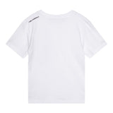Karl Lagerfeld T-Shirt Girocollo Tinta Unita con Taschino per Bambino Z30423 BIANCO KARL LAGERFELD 