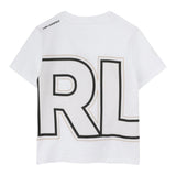 Karl Lagerfeld T-Shirt Girocollo Tinta Unita con Stampa per Bambino Z30432J BIANCO KARL LAGERFELD 