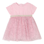 Karl Lagerfeld Abito Mezza Manica Tinta Unita In Tulle per Neonata Z30519 ROSA KARL LAGERFELD 