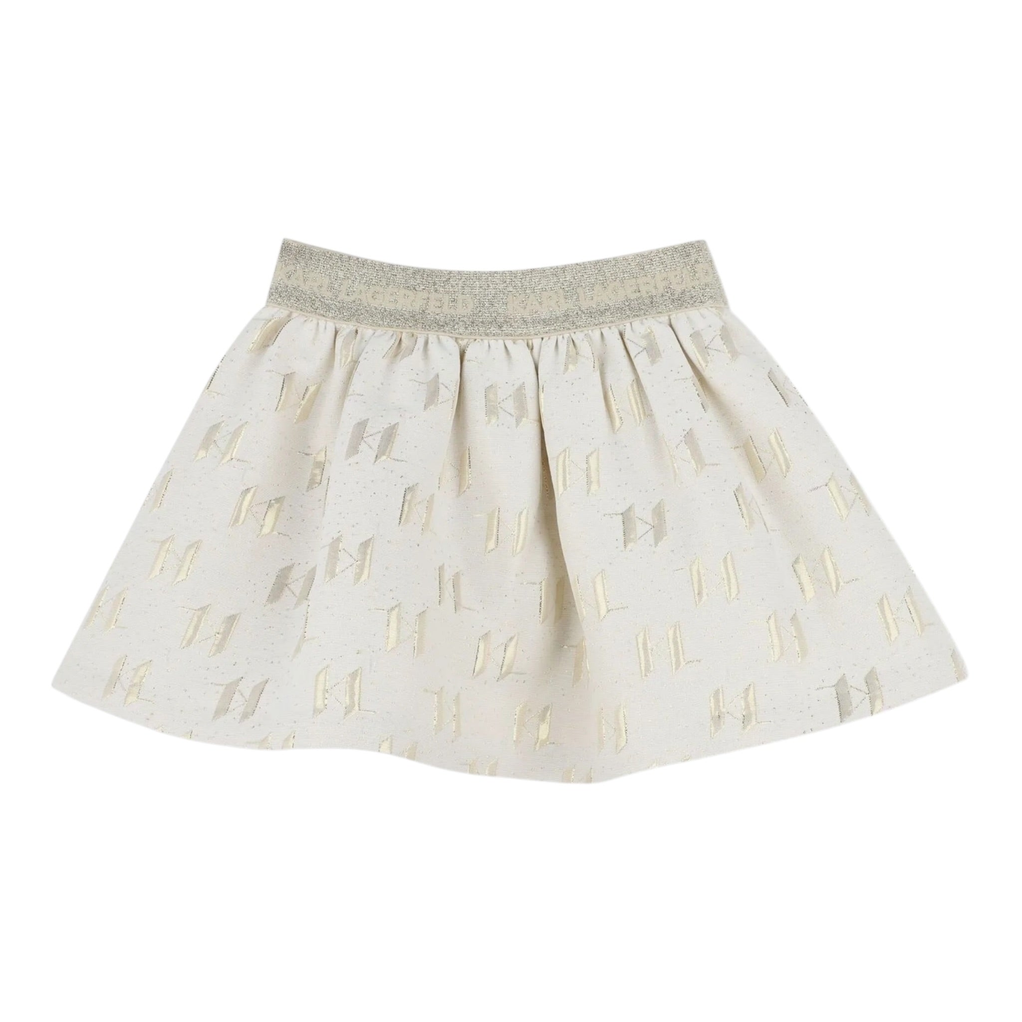 Karl Lagerfeld Completo 2 Pezzi Felpa-Gonna per Neonata Z30520 PANNA KARL LAGERFELD 