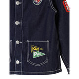 Kenzo Giubbino In Denim Tinta Unita per Bambino K60281 BLU KENZO 
