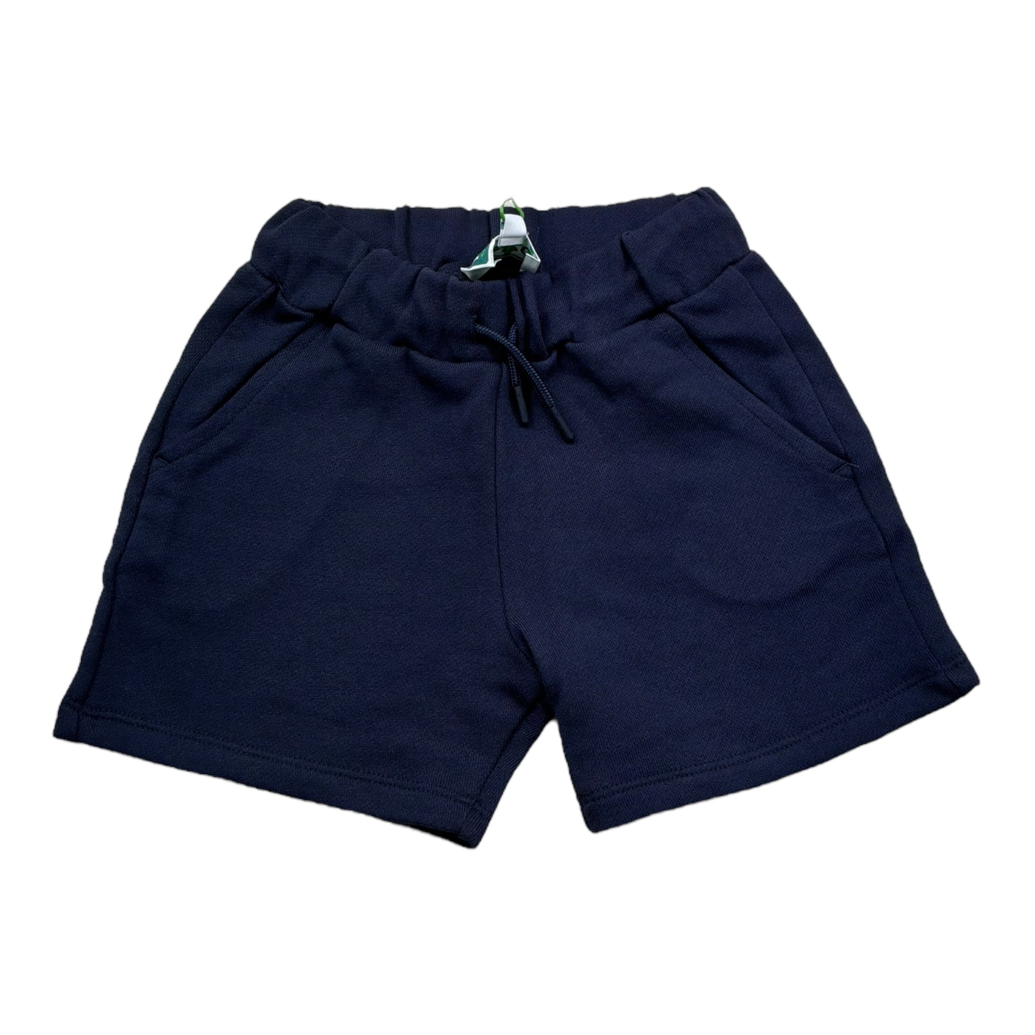 Kenzo Bermuda Felpa Tinta Unita con Logo per Bambino K60969 BLU KENZO 