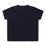 Kenzo T-Shirt Girocollo Tinta Unita con Stampa per Neonato K60977 BLU KENZO 