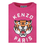 Kenzo T-Shirt Girocollo Tinta Unita con Stampa per Neonata K61054NX FUXIA KENZO 
