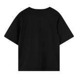 Kenzo T-Shirt Girocollo Tinta Unita con Stampe per Neonata K61137NX NERO KENZO 