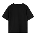 Kenzo T-Shirt Girocollo Tinta Unita con Stampe per Bambina K61137X NERO KENZO 