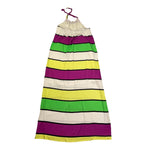 Kocca Abito Giromanica Fantasia A Righe per Bambina BIPLIK MULTICOLOR Kocca 
