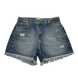 Kocca Short In Denim Tinta Unita con Strappiblu per Bambina MUMRIK BLU Kocca 