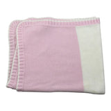 La Stupenderia Coperta Bicolore per Neonata SBCO50102103 BIANCO/ROSA LA STUPENDERIA 