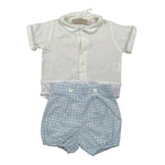 La Stupenderia Completo 2 Pezzi Camicia Body-Coulotte per Neonato TBCT53 PANNA LA STUPENDERIA 