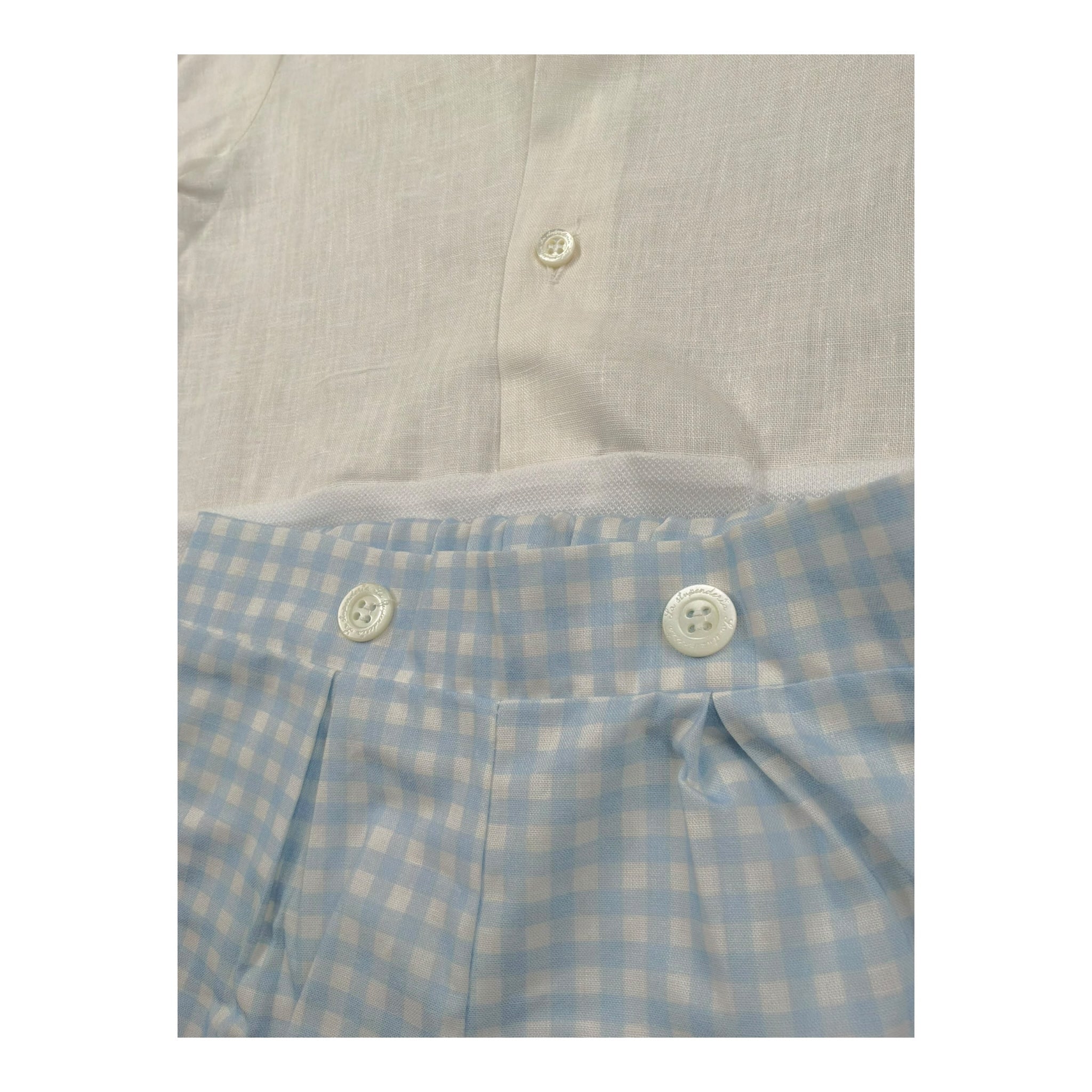 La Stupenderia Completo 2 Pezzi Camicia Body-Coulotte per Neonato TBCT53 PANNA LA STUPENDERIA 