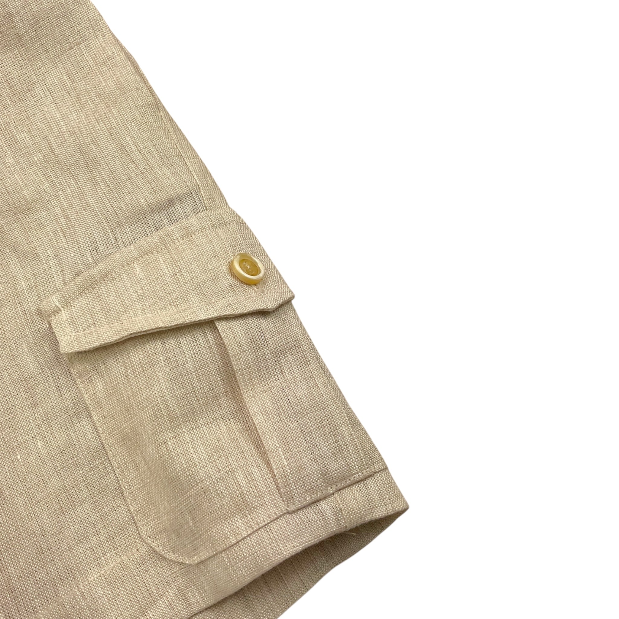 La Stupenderia Bermuda Tinta Unita con Girovita Regolabile per Bambino TCBR67 BEIGE LA STUPENDERIA 