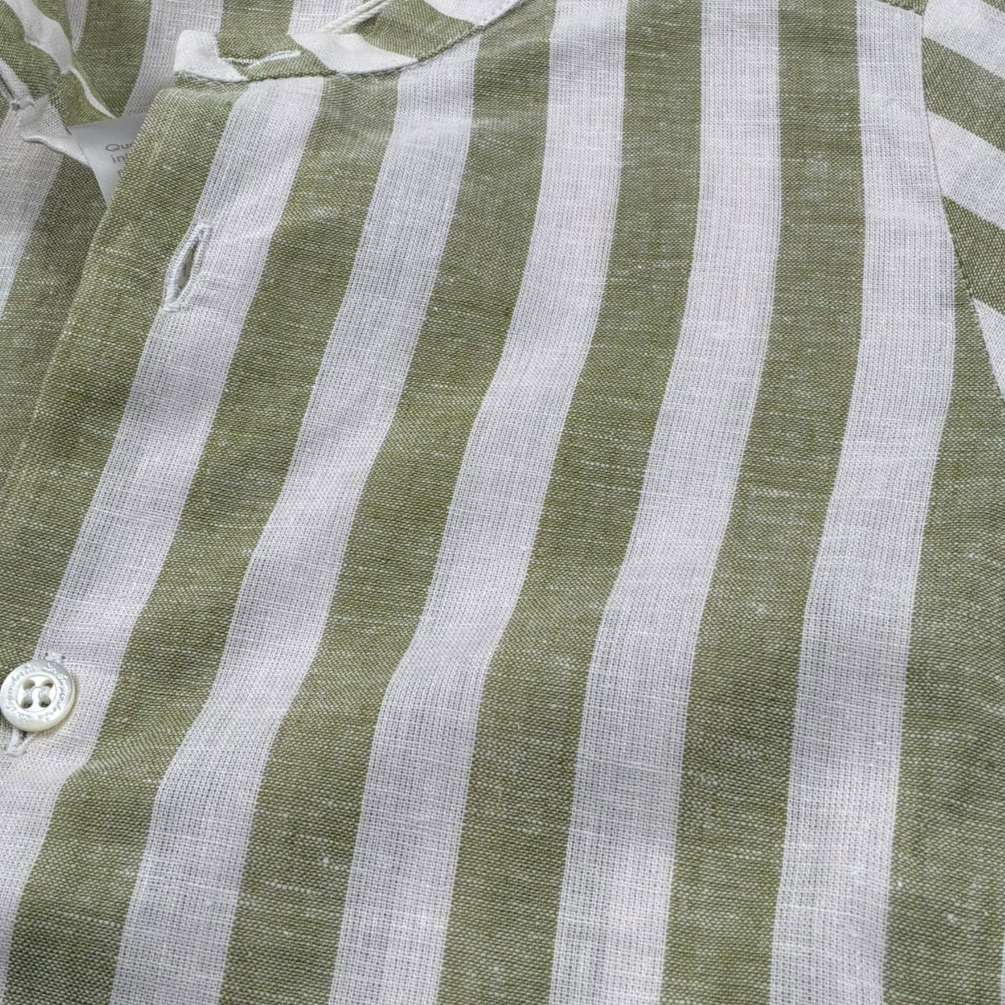 La Stupenderia Camicia Mezza Manica Bicolore per Bambino TCCM71X BIANCO/VERDE LA STUPENDERIA 