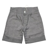 La Stupenderia Bermuda tinta unita con Elastico In Vita Grigio per Bambino TJBR71 GRIGIO LA STUPENDERIA 