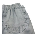 La Stupenderia Short Tinta Unita con Elastico In Vita per Bambina TJBR74 AZZURRO LA STUPENDERIA 