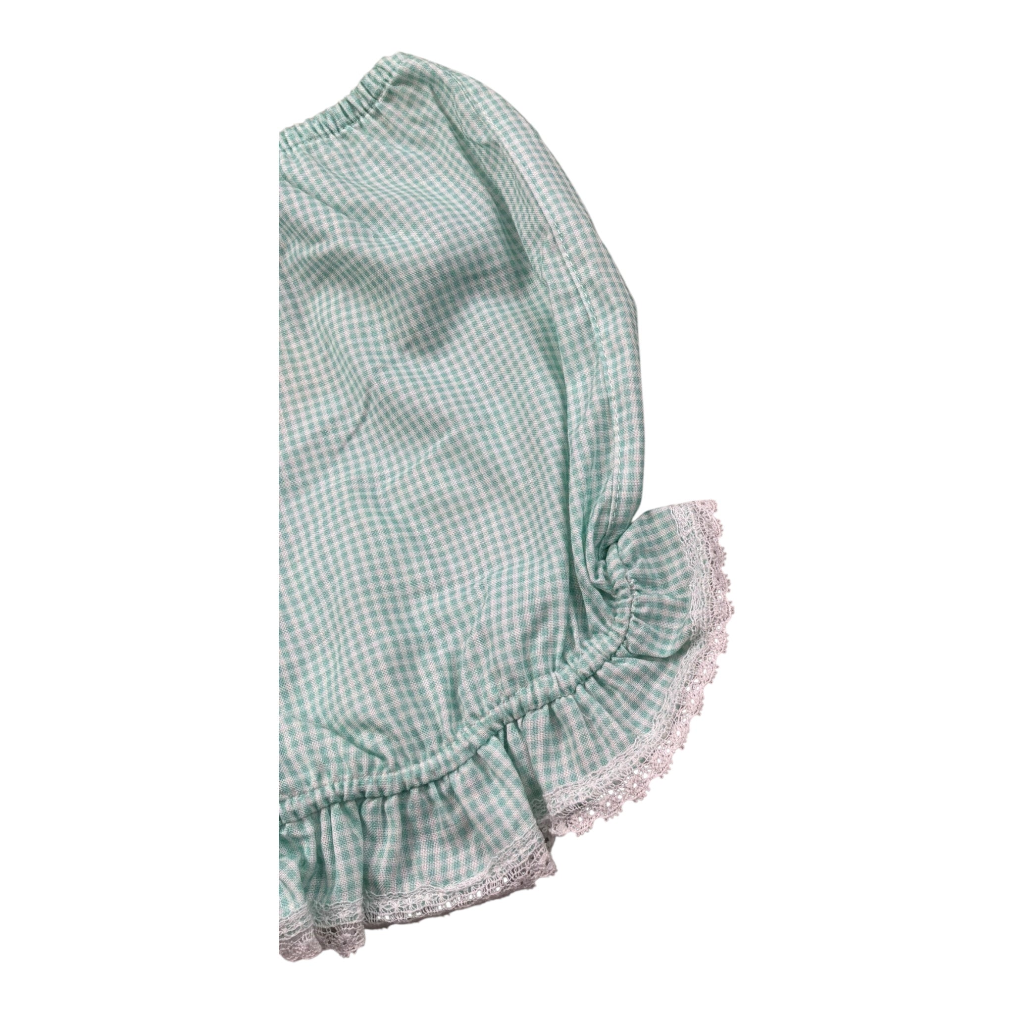 La Stupenderia Culotte Fantasia Quadretti per Bambina V2505721JX VERDE ACQUA LA STUPENDERIA 