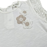 Lalalu' Completo 2 Pezzi T-Shir-Short per Neonata CCTL0011PX BIANCO/BEIGE LALALU' 