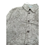 Lalalu' Camicia Manica Lunga tinta unita con Stampa Beige per Neonato CML130PBX BEIGE LALALU' 