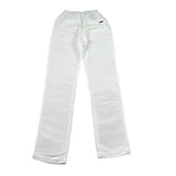 Lalalu' Pantalone Tinta Unita con Elastico In Vita per Bambino PTL40PB BIANCO LALALU' 