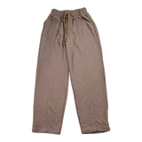 Lalalu' Pantalone tinta unita con Elastico In Vita Fango per Bambino PTL600PB FANGO LALALU' 