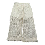 Lalalu' Pantalone tinta unita Traforato Beige per Neonata PTL80PBX BEIGE LALALU' 