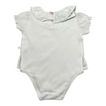 Laranjinha Body Tinta Unita con Colletto per Neonata 92951V5831R66 BIANCO LARANJINHA 