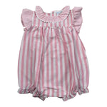 Laranjinha Pagliaccetto Bicolore con Fantasia A Righe per Neonata 92984V5837R57 BIANCO/ROSA LARANJINHA 