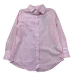 Saint Barth Camicia Bicolore con Fantasia A Righe per Bambina BRIG0033 BIANCO/ROSA SAINT BARTH 