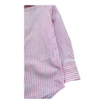 Saint Barth Camicia Bicolore con Fantasia A Righe per Bambina BRIG0033 BIANCO/ROSA SAINT BARTH 