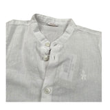 Le Bebe Camicia Mezza Manica Tinta Unita Collo Coreano per Neonato LBB4934 BIANCO LE BEBE 
