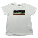 Le Bebe T-Shirt Girocollo Tinta Unita con Stampe per Neonato LBB5011 BIANCO LE BEBE 