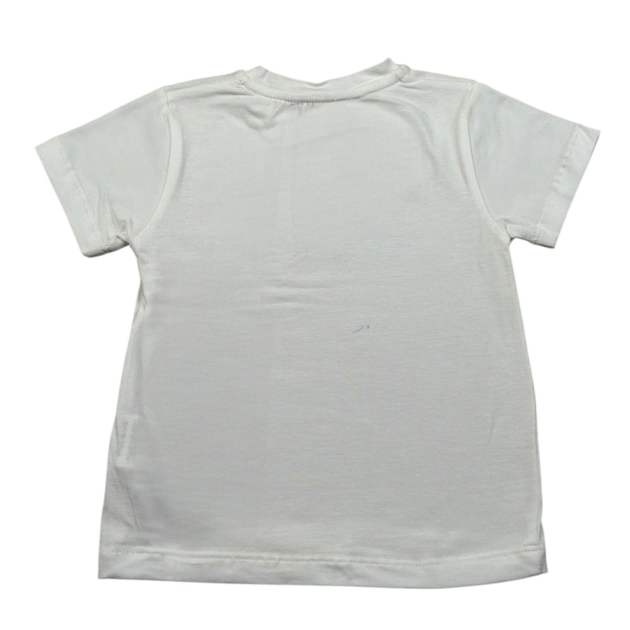 Le Bebe T-Shirt Girocollo Tinta Unita con Stampe per Neonato LBB5011 BIANCO LE BEBE 