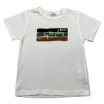 Le Bebe T-Shirt Girocollo Tinta Unita con Stampe per Bambino LBB5011J BIANCO LE BEBE 