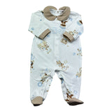 Le Bebe Tutina Manica Lunga Tinta Unita con Stampe per Neonato LBB5272 BIANCO LE BEBE 