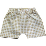 Le Bebe Bermuda Fantasia Quadretti per Neonato LBB5292 GIALLO LE BEBE 
