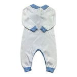 Le Bebe Tutina Manica Lunga Tinta Unita con Ricami per Neonato LBB5317 BIANCO LE BEBE 