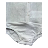 Le Bebe Camicia Body Mezza Manica Tinta Unita per Neonato LBB5321 BIANCO LE BEBE 