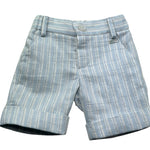 Le Bebe Bermuda Fantasia A Righe con Elastico In Vita per Neonato LBB5378 AZZURRO LE BEBE 