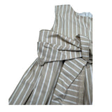 Le Bebe Abito Giromanica Tinta Unita Fantasia A Righe per Neonata LBG5818 BEIGE LE BEBE 