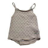 Le Bebe Pagliaccetto Tinta Unita Traforato per Neonata LBG6271 BEIGE LE BEBE 