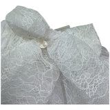 Le Bebe Gonna Tinta Unita con Ricami per Neonata LBG6395 BIANCO LE BEBE 