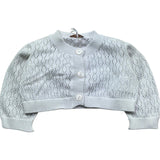 Le Bebe Coprispalle Tinta Unita Traforato per Neonata LBG6405 BIANCO LE BEBE 