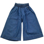 Le Bebe Pantalone In Denim Tinta Unita Modello Palazzo per Neonata LBG6416 BLU LE BEBE 