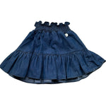 Le Bebe Gonna Tinta Unita con Elastico In Vita per Neonata LBG6421 BLU LE BEBE 