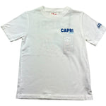 Saint Barth T-Shirt Girocollo Tinta Unita con Stampa per Bambino PORTLAND BIANCO SAINT BARTH 
